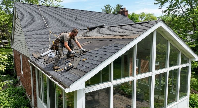 Damaged Roof Replacement in Warwick, RI