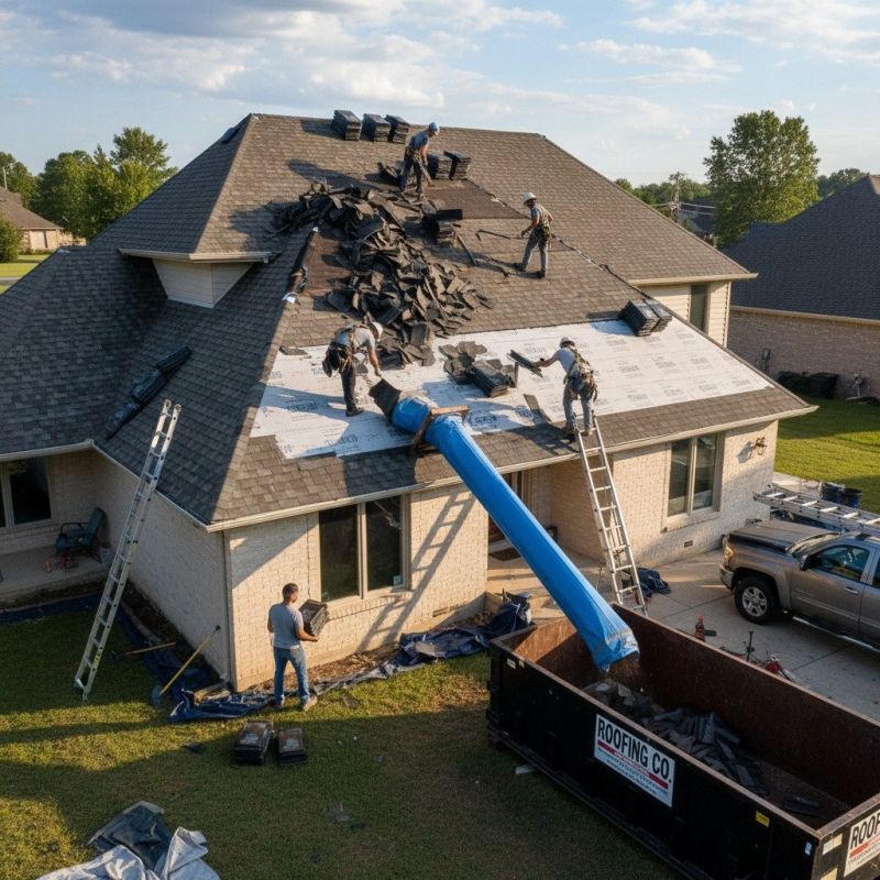 Damaged Roof Replacement in Warwick, RI